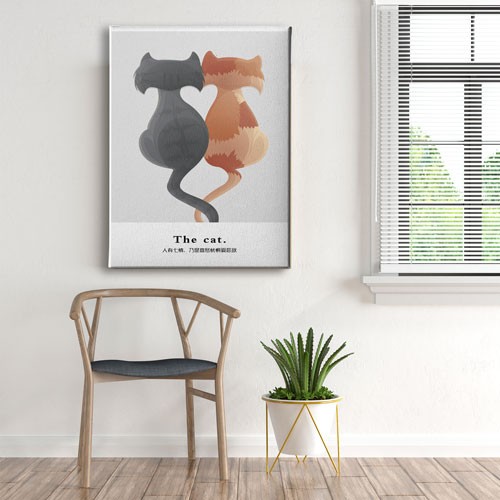 The  Cat Canvas Tablo