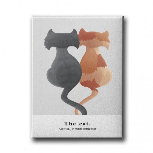 The  Cat Canvas Tablo 