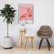 Flamingo Canvas Tablo