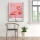 Flamingo Canvas Tablo