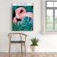 Flamingo Canvas Tablo