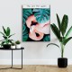 Flamingo Canvas Tablo