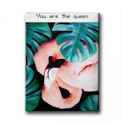 Flamingo Canvas Tablo 