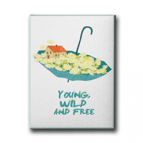 Young Wild And Free Canvas Tablo 