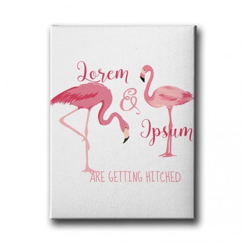 Flamingo Canvas Tablo 