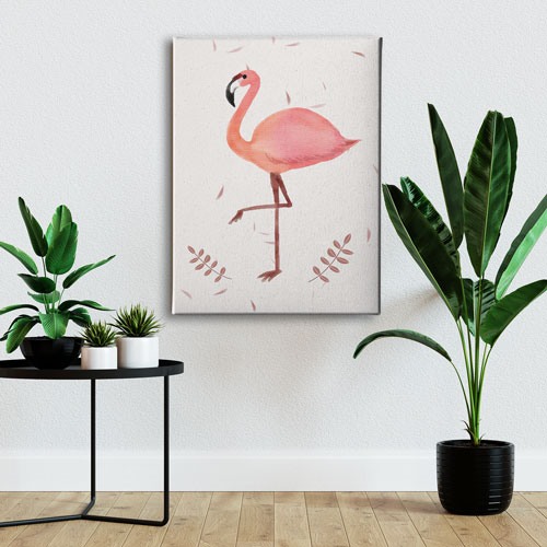 Flamingo Canvas Tablo