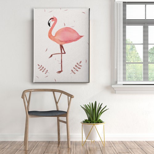 Flamingo Canvas Tablo