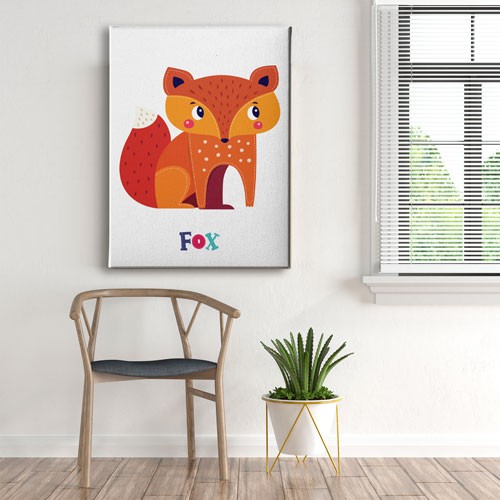 Fox Canvas Tablo