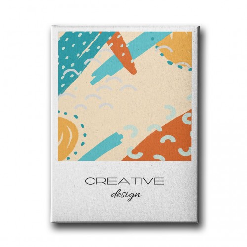 Creatıve Design Canvas Tablo 