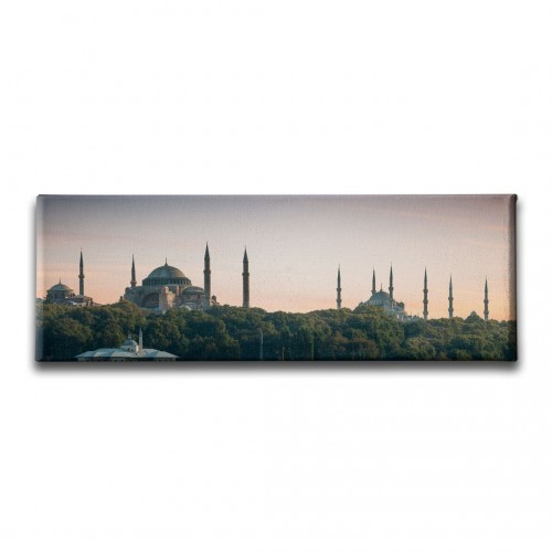 Ayasofya-Sültan Ahmed Cami Panoramik Kanvas Tablo