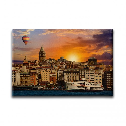 Galata Kulesi - Balon Canvas Tablo