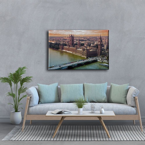 Londra City Canvas Tablo