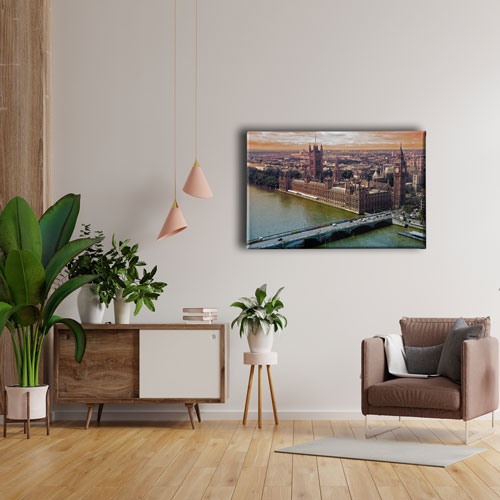 Londra City Canvas Tablo