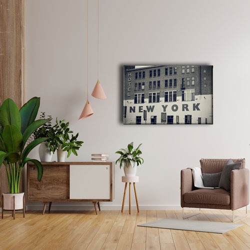 New York Hotel Canvas Tablo